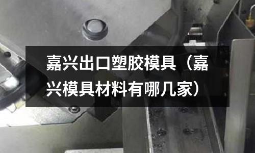 嘉興出口塑膠模具（嘉興模具材料有哪幾家）