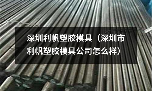 深圳利帆塑膠模具（深圳市利帆塑膠模具公司怎么樣）