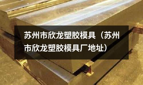 蘇州市欣龍塑膠模具（蘇州市欣龍塑膠模具廠地址）