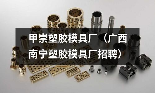 甲崇塑膠模具廠（廣西南寧塑膠模具廠招聘）