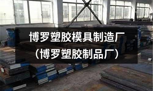 博羅塑膠模具制造廠（博羅塑膠制品廠）