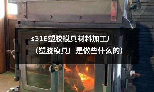 s316塑膠模具材料加工廠（塑膠模具廠是做些什么的）