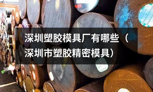 深圳塑膠模具廠有哪些（深圳市塑膠精密模具）