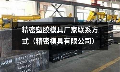 精密塑膠模具廠家聯(lián)系方式（精密模具有限公司）