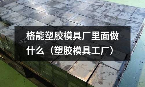 格能塑膠模具廠里面做什么（塑膠模具工廠）