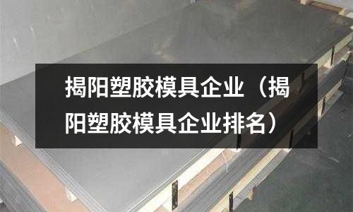 揭陽塑膠模具企業(yè)（揭陽塑膠模具企業(yè)排名）