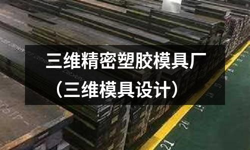 三維精密塑膠模具廠（三維模具設(shè)計）