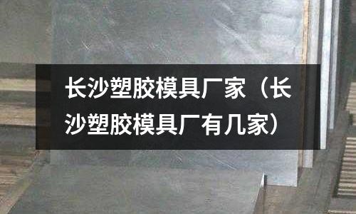 長沙塑膠模具廠家（長沙塑膠模具廠有幾家）