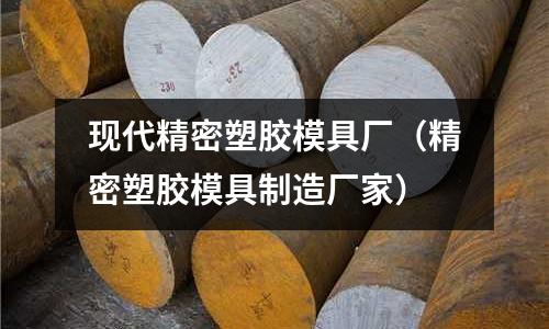 現(xiàn)代精密塑膠模具廠（精密塑膠模具制造廠家）