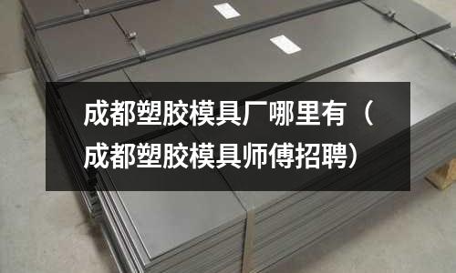 成都塑膠模具廠哪里有（成都塑膠模具師傅招聘）