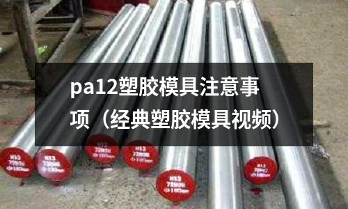 pa12塑膠模具注意事項（經(jīng)典塑膠模具視頻）