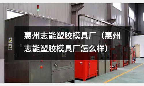 惠州志能塑膠模具廠（惠州志能塑膠模具廠怎么樣）