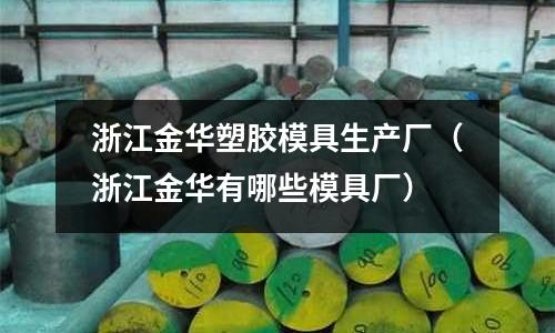 浙江金華塑膠模具生產(chǎn)廠（浙江金華有哪些模具廠）