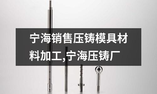 寧海銷售壓鑄模具材料加工,寧海壓鑄廠