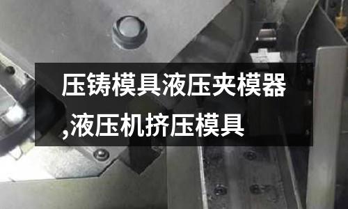 壓鑄模具液壓夾模器,液壓機擠壓模具