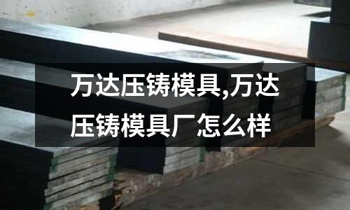 萬達(dá)壓鑄模具,萬達(dá)壓鑄模具廠怎么樣