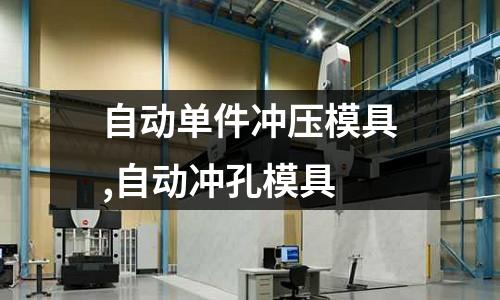 自動單件沖壓模具,自動沖孔模具