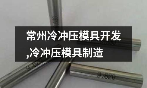 常州冷沖壓模具開發(fā),冷沖壓模具制造