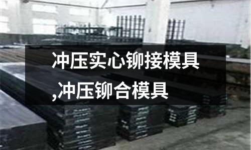 沖壓實心鉚接模具,沖壓鉚合模具