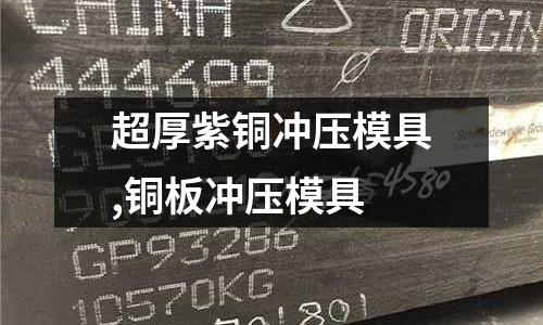 超厚紫銅沖壓模具,銅板沖壓模具