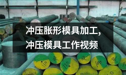 沖壓脹形模具加工,沖壓模具工作視頻