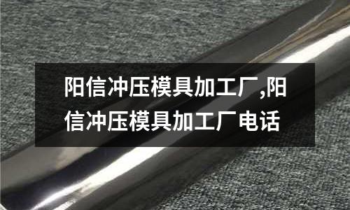 陽信沖壓模具加工廠,陽信沖壓模具加工廠電話