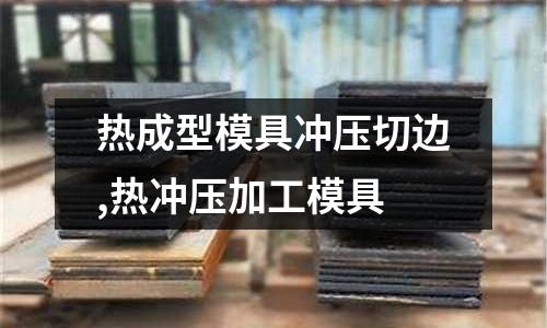 熱成型模具沖壓切邊,熱沖壓加工模具