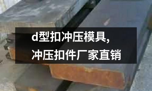 d型扣沖壓模具,沖壓扣件廠家直銷