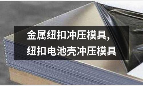 金屬紐扣沖壓模具,紐扣電池殼沖壓模具