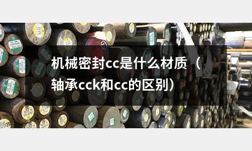 機(jī)械密封cc是什么材質(zhì)（軸承cck和cc的區(qū)別）