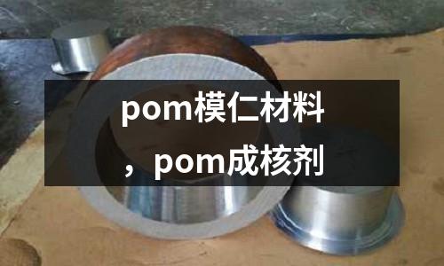 pom模仁材料，pom成核劑