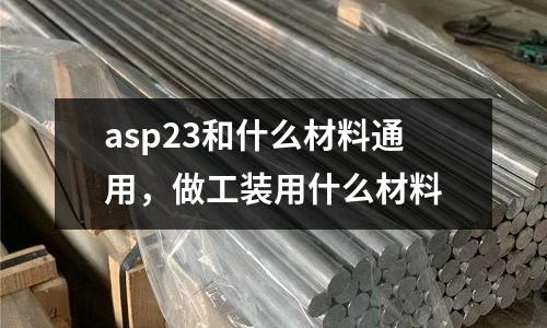 asp23和什么材料通用，做工裝用什么材料