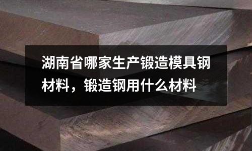 湖南省哪家生產鍛造模具鋼材料，鍛造鋼用什么材料