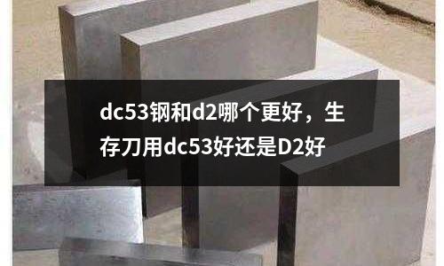 dc53鋼和d2哪個更好，生存刀用dc53好還是D2好