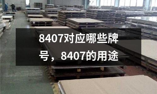 8407對(duì)應(yīng)哪些牌號(hào)，8407的用途