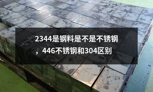 2344是鋼料是不是不銹鋼，446不銹鋼和304區別