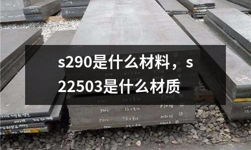 s290是什么材料，s22503是什么材質(zhì)